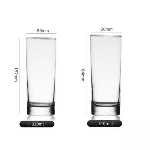 China OEM Crystal Whisky Wedding Champagne Drinking Water Glasses 72*120mm on sale