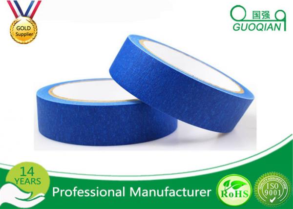 Quality Blue Painters Rubber adhesive Colored Masking Tape For Auto Industry for sale