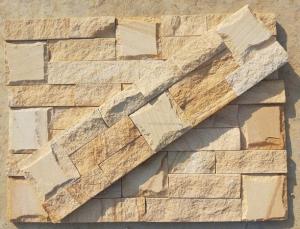 Buy cheap Yellow Sandstone Culture Stone,China Sandstone Ledger Panels,Real Stone Cladding,Sandstone Veneer,Yellow Stone Panels product
