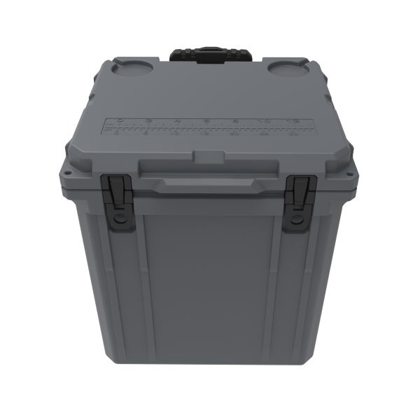 46L LLDPE Rotomolded Unbreakable Cooler Box Ice Retention Bear Resistant Waterproof Food Chair Chest Fishing Camping