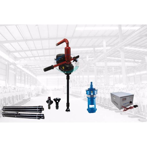gasoline drive mini water well drill rig for home use small model water well drilling rig