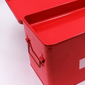 Metal First Aid Storage Box First Aid Kit medicine storage storage box Medicine Tin, Metal Medicine Storage Box