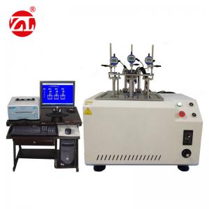 China Plastic VST Softening Point Vicat HDT Heating Deflection Rubber Testing Equipment on sale