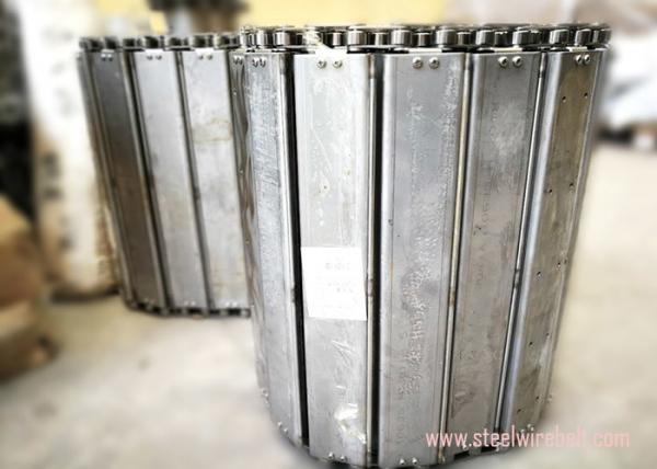 Quality Stainless Steel Plate Conveyor Belt Chain Plate Conveyor Acid / Alkali Resistant for sale
