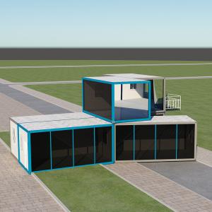 Buy cheap Prefab Mobile 40ft Flat Pack Containers Employ Solar Energy 40ft Tiny Home product