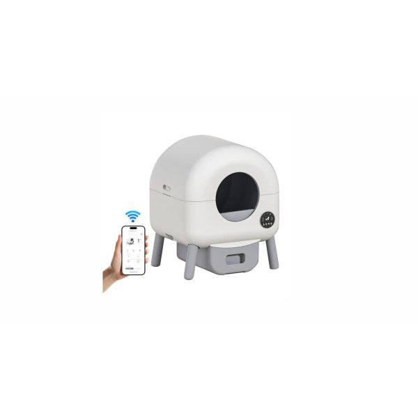 Large Capacity Safety Upgraded Automatic Self Cleaning Advanced Odor Control Cat Litter Box