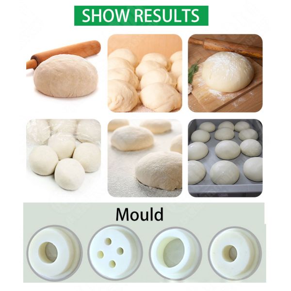 High efficiency dough rounder divider for Bakery 5-500g Dough Cutter And Rounder Machine