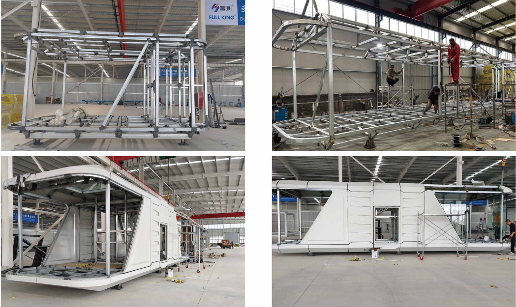 Furniture Optional Prefabricated Modular Houses Smart House Luxury Space Capsule House Modern Luxury Living
