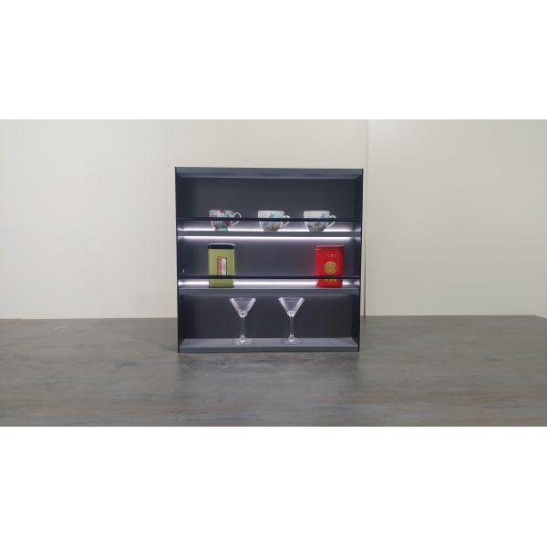 Kitchen Organizer Rack Shelf Storage Cabinet Backplane Light Table Shelf