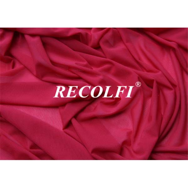 Breathable Solid Matte Mesh Fabric Activewear Made From Recycled Plastic