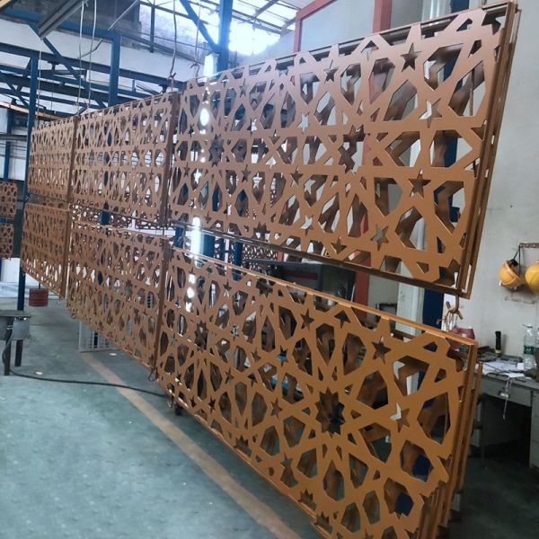 Custom Design Perforated Aluminum Sheet For Building Decoration 2-3mm Wall Cladding Panel