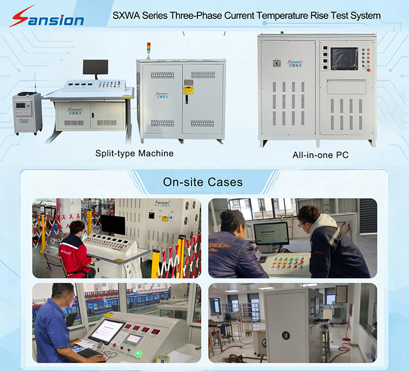 Industrial Temperature Rise Test Equipment for High Current Applications, Electrical Equipment，Transformer and Switchgear Testing
