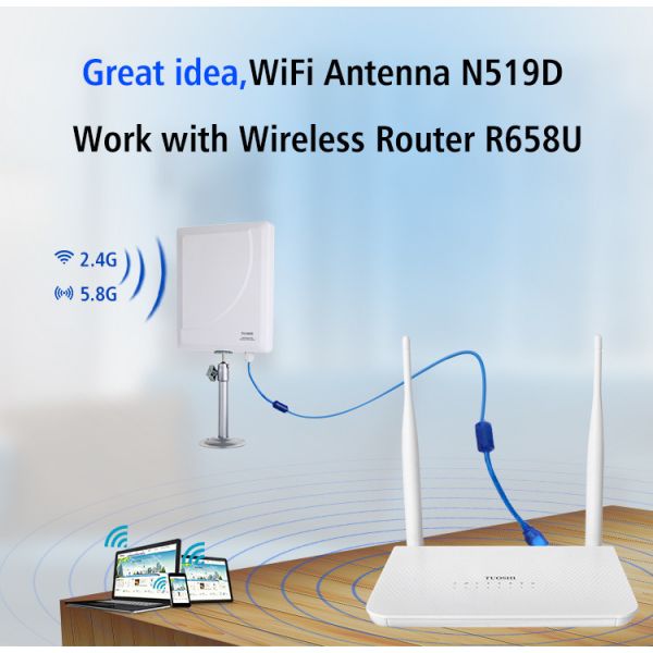 24dBi Outdoor Internet Antenna , RV High Gain Directional Antenna