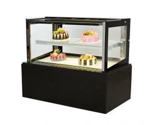 Buy cheap Straight Glass Door Bread Refrigerated Cake Display Double Layer Air Cooling product