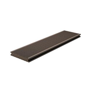 Buy cheap 140 X 25MM Solid WPC Composite Decking Grey 4m Solid Composite Decking Board product