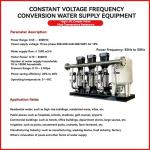 Intelligent Constant Pressure Variable Frequency Secondary Pressurized Water