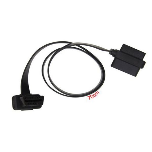 OBD Extension Cable / OBD2 USB Cable Right Angle 16 PIN Male With Female Connector