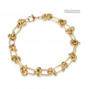 Buy cheap ODM Mens Hip Hop Bracelets Brand Heavy Industry Gold Chain Bangle product