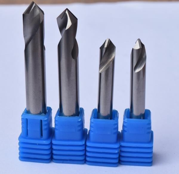 Quality Solid Carbide Chamfer Mill , AlTiN / SiN / TIALN Coating Chamfer Cutter Tool for sale