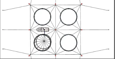 HDPE Round Fish Farming Cage 10m-50m Diameter 200mm-400mm Pipe