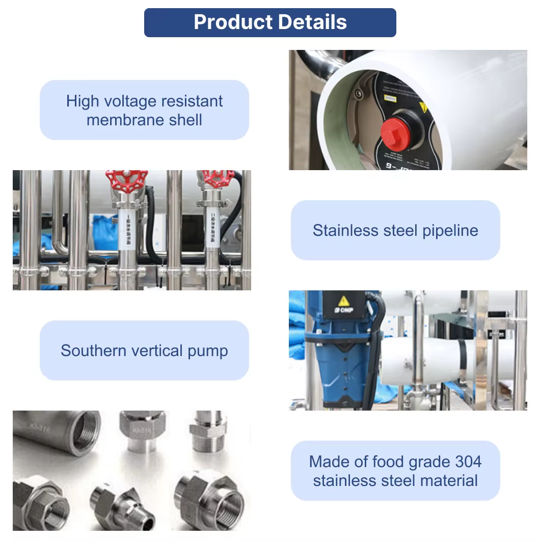 Fully Automatic Industrial RO Water Purification System, 500–1000LH Capacity