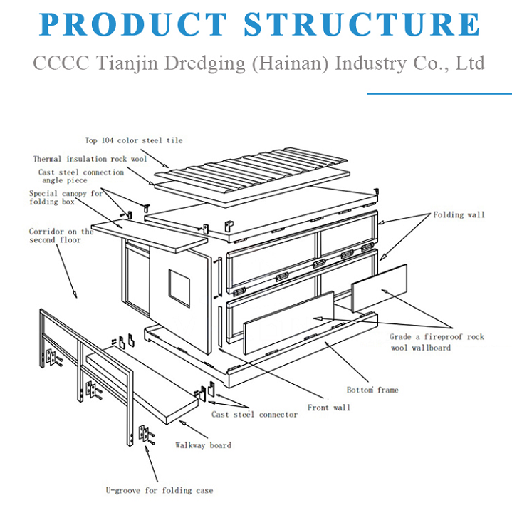 Automatic Ironing Foldable Container House For Clothes House