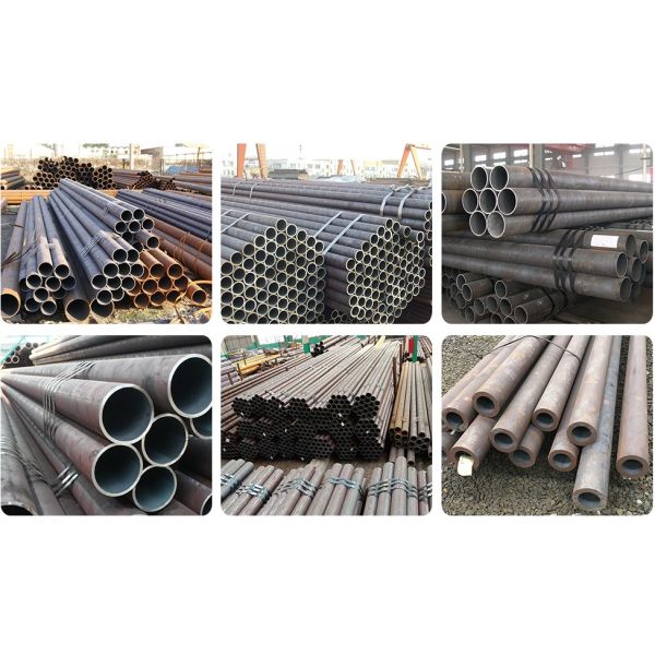 Custom OD 40mm Black Seamless Carbon Steel Tube ASTM Q235 Q195