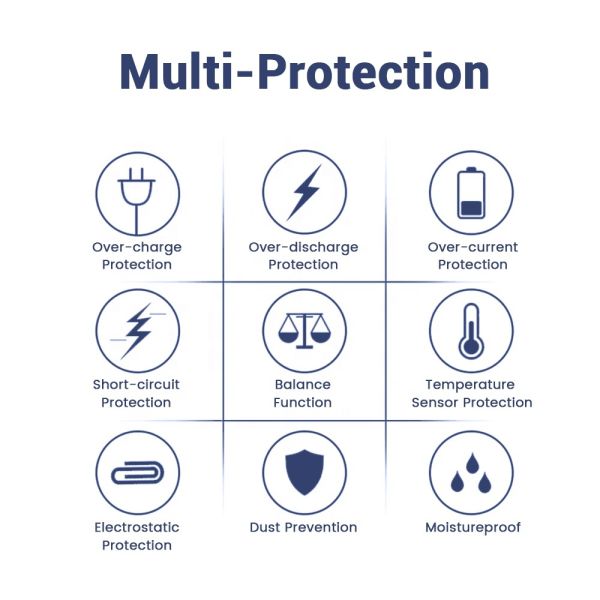 4S 14.8V 10A SMB Intelligent Li-ion BMS Protection Board for Smart Device Power Tool