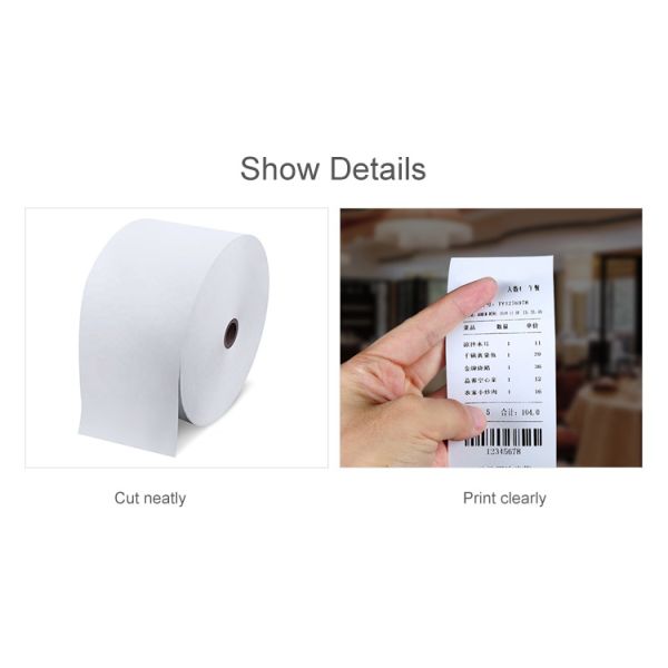 Polyethylene Sticker PE Label Paper Roll Jumbo White Clear Self Adhesive