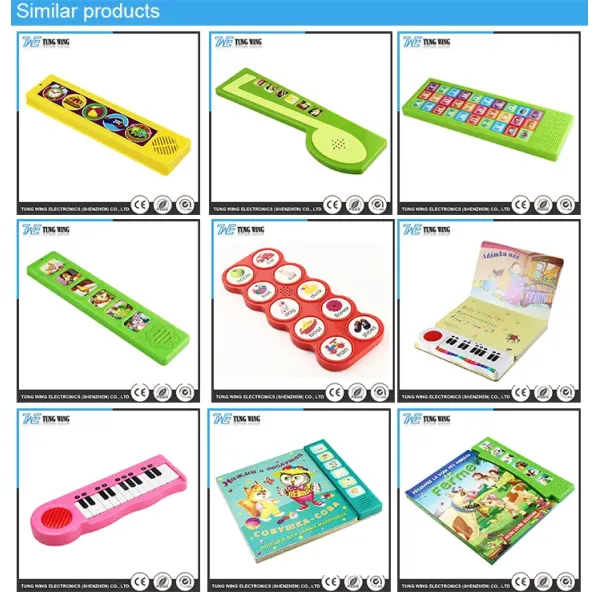 ABS Material Sound Module Book with Remote Control and Sound Recording for Children's Education