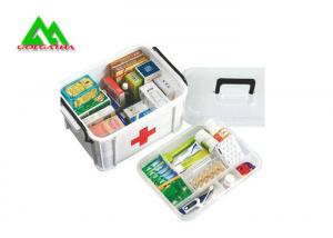 Lockable First Aid Emergency Medical Box With PVC Fireproofing Material