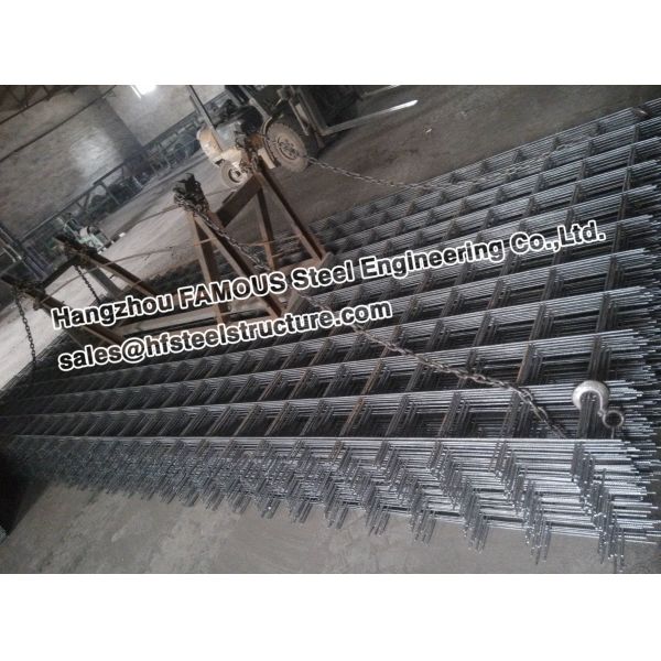 Industrial Prefabricated Steel Square Mesh Commercial Ground Slabs