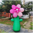 Seven Clouds Inflatable Flower Air Model Customized Shopping Mall Beauty Display Climbing Wall Decoration