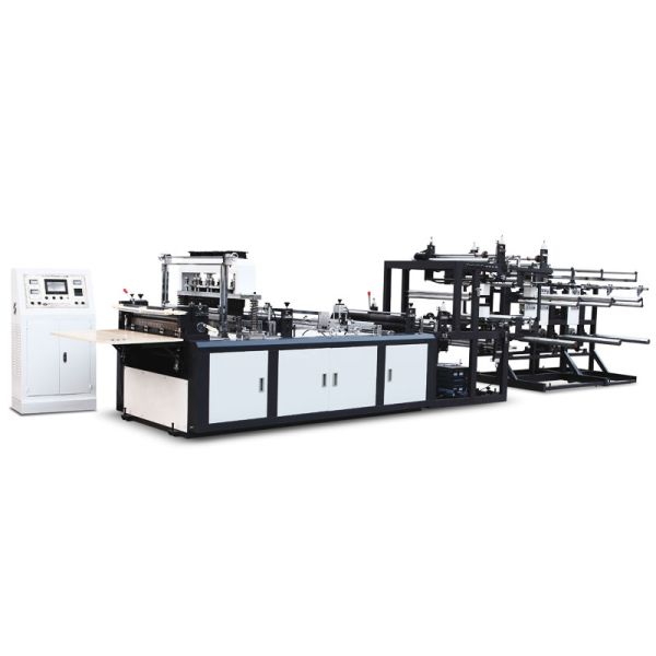 2.2T Non Woven Zipper Bag Making Machine 20g - 80g Discharge Thickness