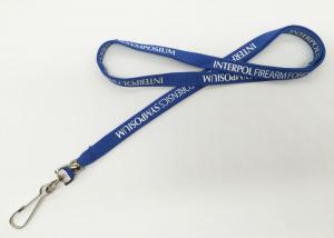 Buy cheap Multi Color 10 Mm Tube Polyester Event Staff Lanyards With Metal Hook product