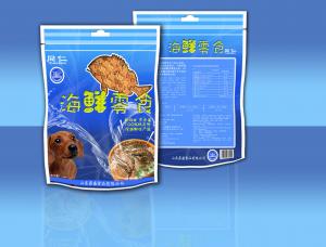 Buy cheap PET / CPP Side - Seal Stand Up Zipper Sea Food Snack Bag Packaging product