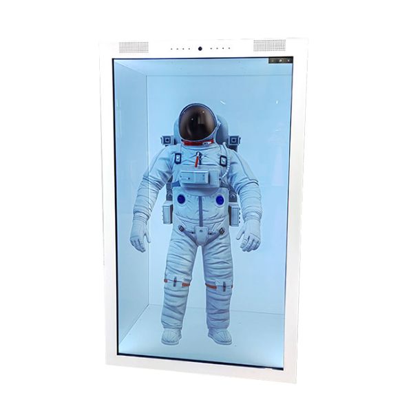 75 Inch Indoor 3D Hologram Interactive Video Holographic Touch Screen Box Lcd transparent lcd technology Holobox Display Cabinet showcase