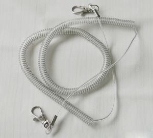 China Boat safety braid line heavy duty fishing lanyard cable fishing rod protector gray rope on sale
