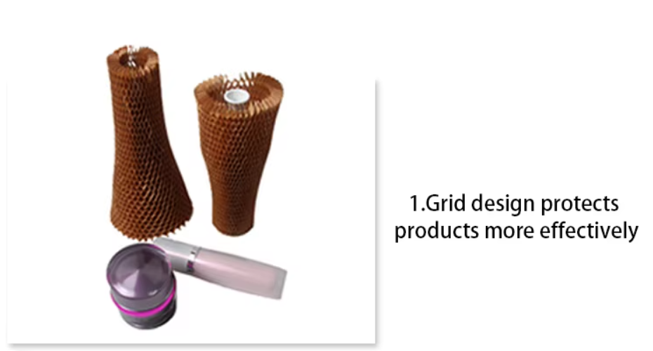 Honeycomb Paper Sleeve Protector Durable Cushioning Material For Transport