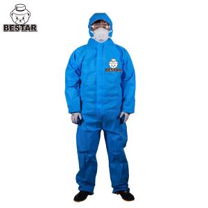 Buy cheap CE Certified Anti Flame Type 56 SMS Preotective Coverall with hood and boot product