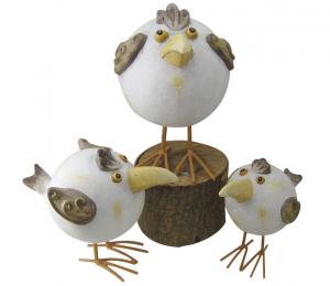 Buy cheap Handcrafted Garden Sculptures And Ornaments , Chicken Garden Ornaments product