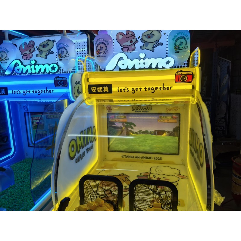 Coin Operated Game Machines 2 Players Thunder Attack Shooting Video Game Machine