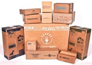 Buy cheap Professional Custom Printed Corrugated Boxes , Colored Corrugated Mailing Boxes product