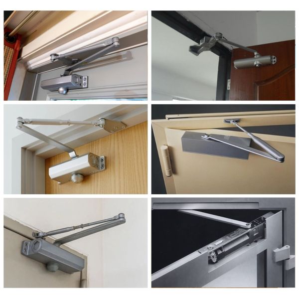 Aluminum Alloy Auto Door Closer Automatic Sensor Door Closer