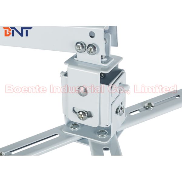 Smart Office Projector Cold Rolled Steel Dual Projector Ceiling Retractable Mount Kit Bracket 43~65 cm