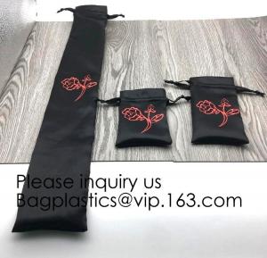 Buy cheap Beige Satin Drawstring Bag For Shoe,Purple Satin Pouch With Ribbon,Logo Satin Drawstring Bag,Hair Extension Bag , Gift W product