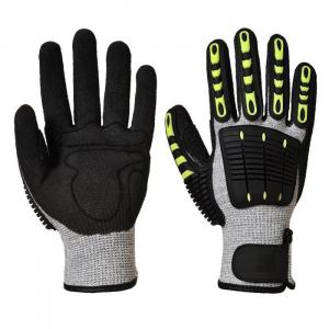 Buy cheap Anti Cut Shock Proof Mechanics Impact Resistant Gloves TPR Back For Knucle Protection product