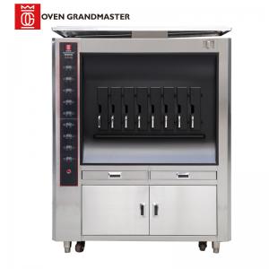 Buy cheap Single Layer Fish Grill Machine Eight Grid 380V Electric Grill Machine product