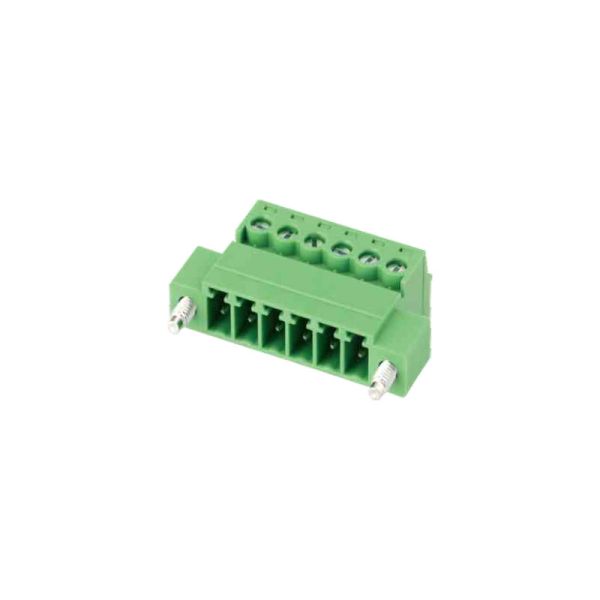 Buy cheap Copper Power Wire PCB Plug-In Terminal Block Screw Head Fixed 3.81mm Pitch product