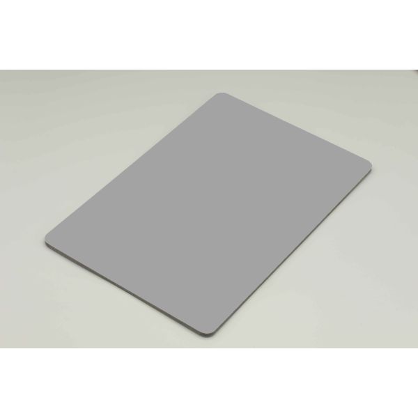 Quality A1 B2 5mm Gray PE Coating Aluminum Composite Panel Solid  Color Standard Size Decoration for sale